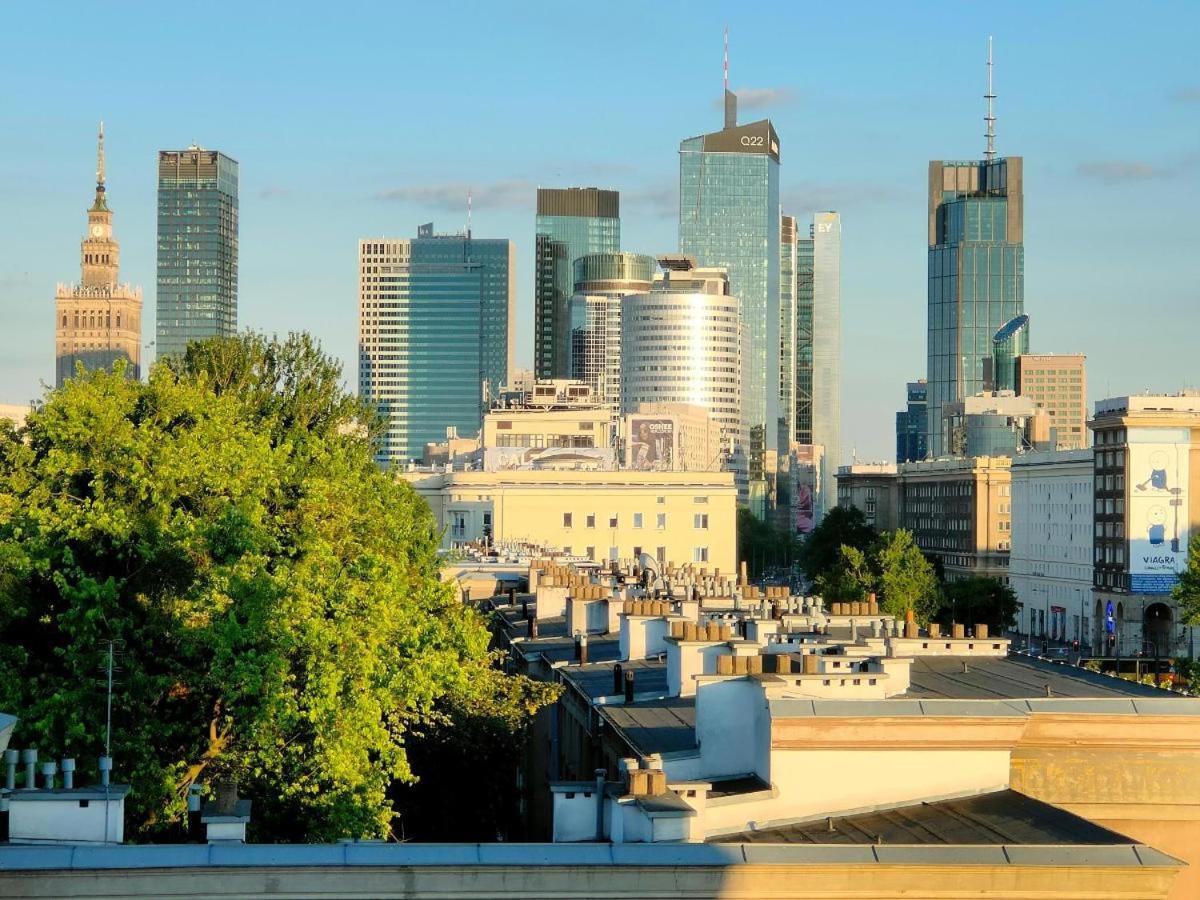 Nowolipki Studio, City Center Skyline View - Warsawstay Exterior foto